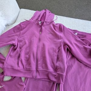 Nike Fuchsia Full-Zip Hoodie